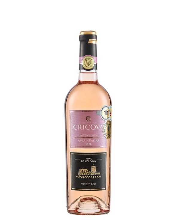 Вино «Rara Neagra» розовое 2024 Limited Edition, Cricova. 0,75