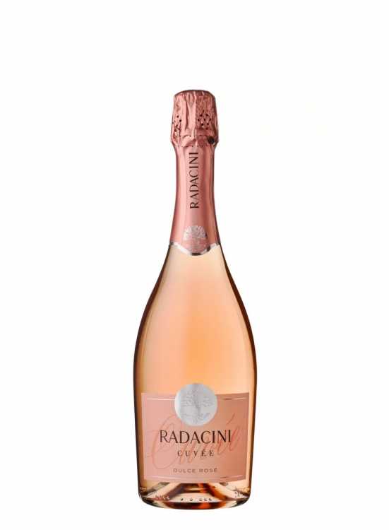 Шампанское «Cuvee» сладкое розовое, Radacini. 0,75