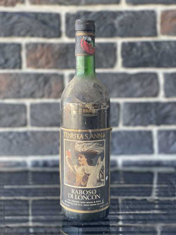 Вино Raboso di Loncoln 1969 года урожая