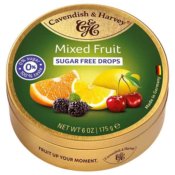 Леденцы "Букурия" Микс фруктов без сахара, 175 гр.