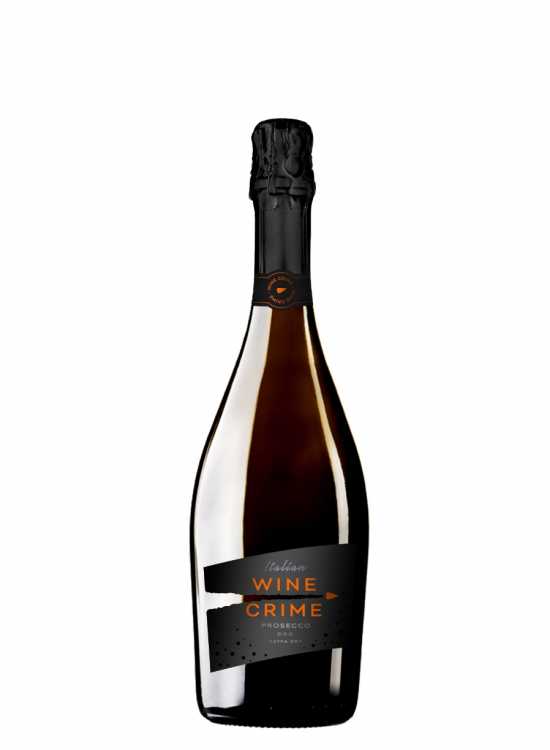 Шампанское «Wine Crime» Prosecco DOC, экстра-сухое белое. 0,75