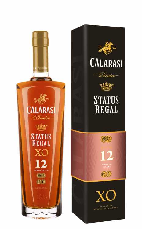 Коньяк «Status Regal» XO 12 лет, Calarasi. 0,5 в коробке Коньяк «Status Regal» XO 12 лет, Calarasi. 0,5 в коробке