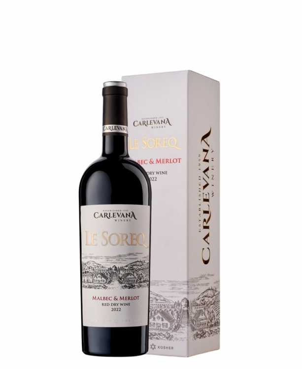 Вино «Le Soreq» 2022 Malbec & Merlot, Carlevana. 0,75