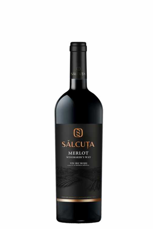 Вино «Merlot» 2022 сухое, Salcuta. 0,75