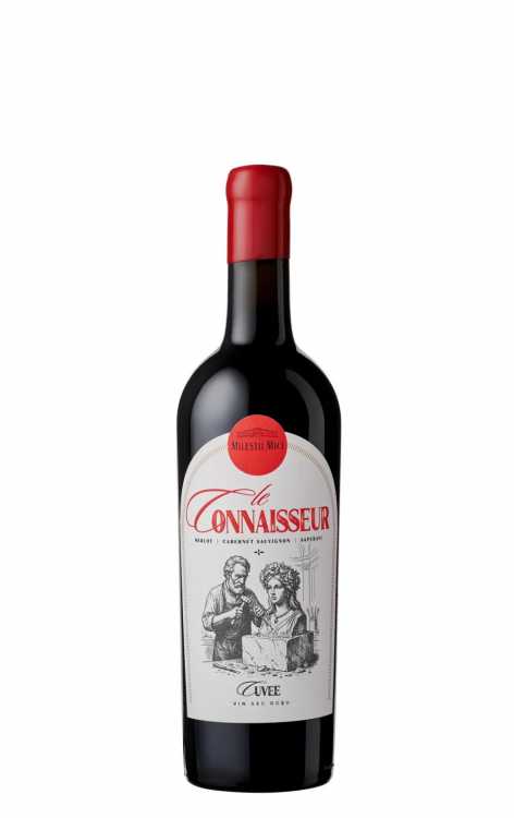 Вино «Le Connaisseur Cuvee» 2021 Merlot - Cabernet Sauvignon - Saperavi, Milestii Mici. 0,75