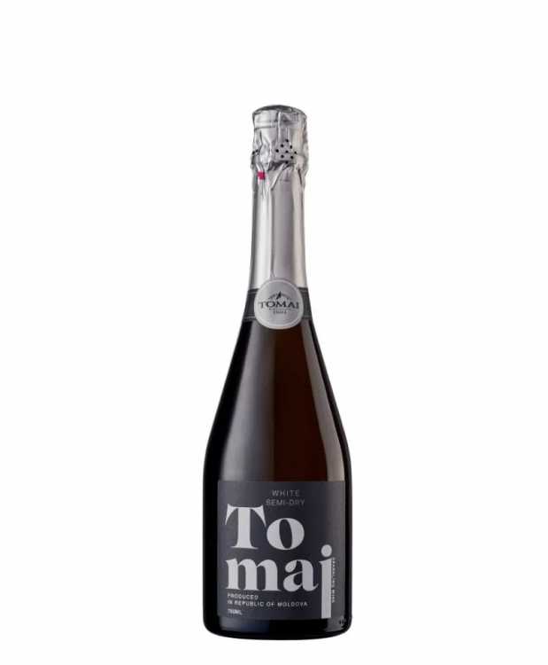 Шампанское «Tomai» Black, белое полусухое. 0,75