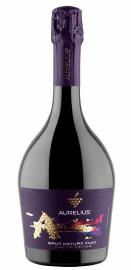 Шампанское «Aurelius» брют натюр розовое. 0,75