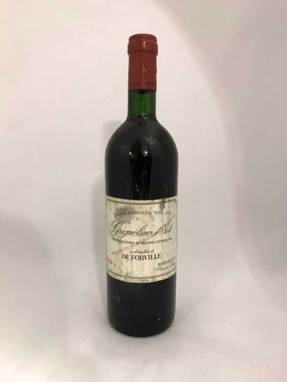 Вино "Grignolino d'Asti De Forville Barbaresco" 1990 года.