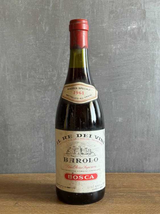 Вино Bosca Barolo 1961 года.