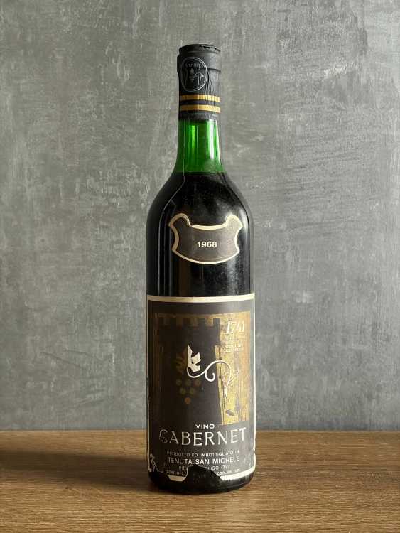 Вино Tenuta San Michele Cabernet 1968 года.