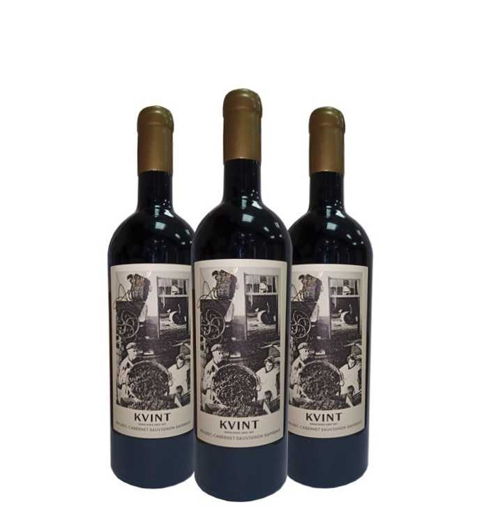 Вино «Malbec - Cabernet Sauvignon - Saperavi» 2024 Archive, KVINT. 0,75