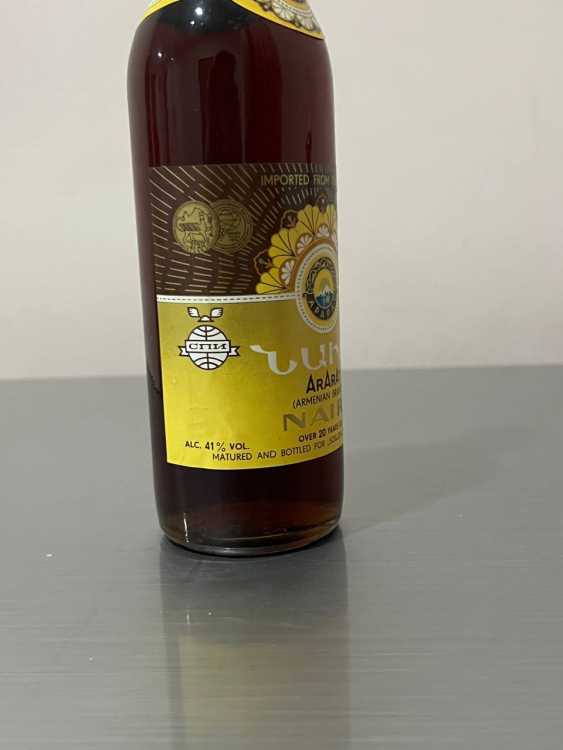 Армянский коньяк "Наири 20 лет" 1990 года. 0,5 литра. СССР