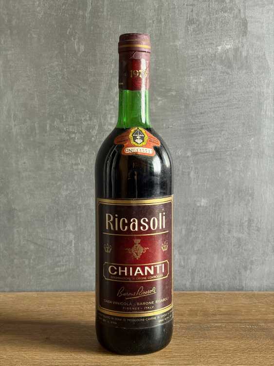 Вино Ricasoli Chianti 1973 года