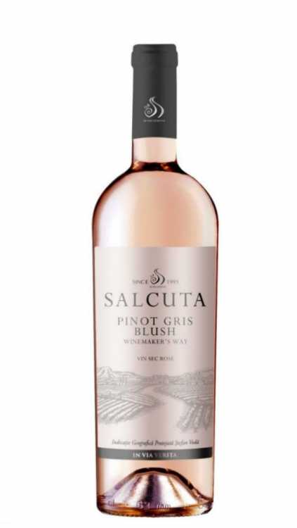 Вино «Pinot Gris» 2024 Blush, Salcuta. 0,75