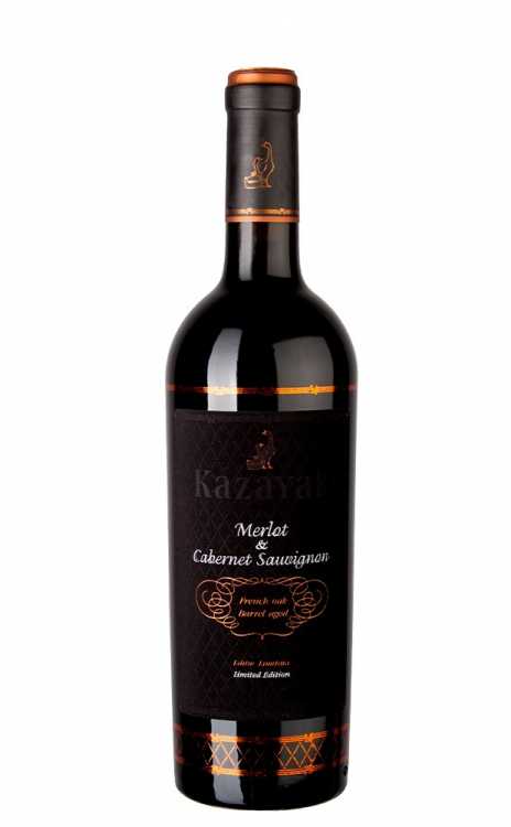 Вино «Merlot & Cabernet Sauvignon» 2019 Limited Edition, Kazayak. 0,75