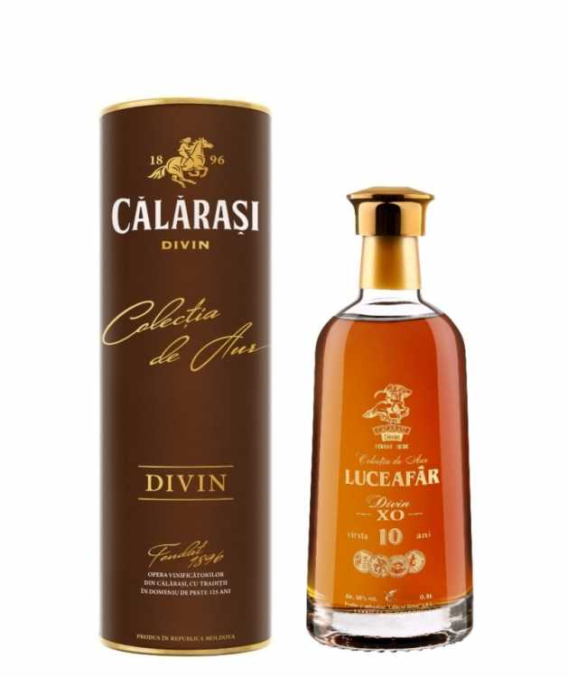 Коньяк «Luceafar» XO 10 лет, Colectia de Aur, Calarasi. 0,5