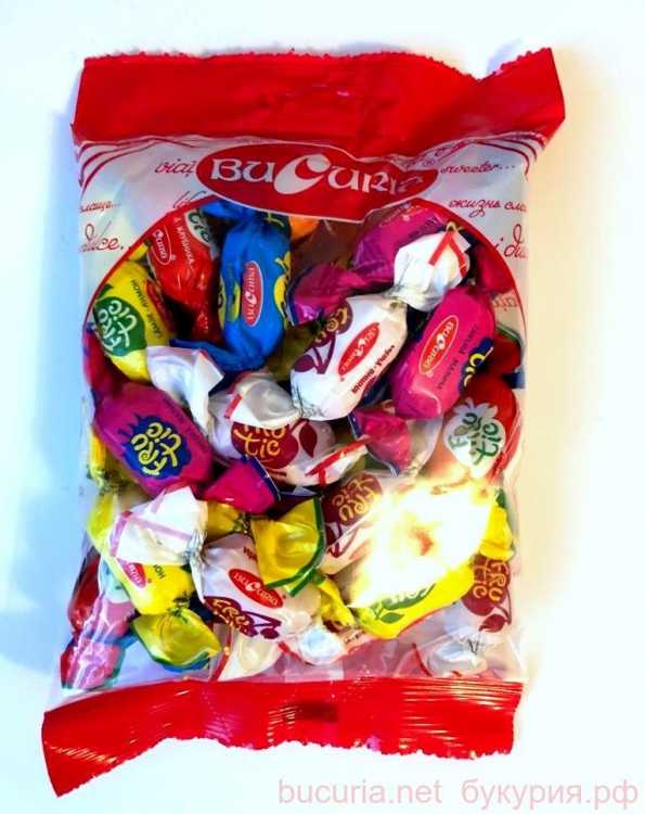 Карамель "Фрутик" (ассорти) Букурия, 190 г.