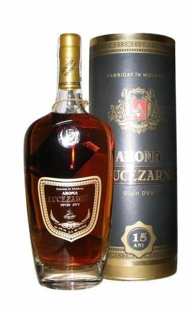 Коньяк «Lucezarnii» 15 лет, Aroma. Diva 0,7 без тубуса.