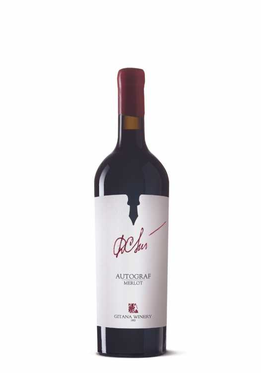 Вино «Autograf» 2019 Merlot, Gitana. 0,75