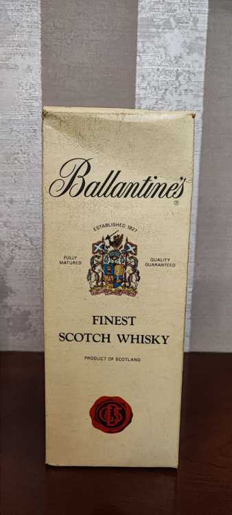 Виски Ballantine's Finest 0,7 л 70-е года. 