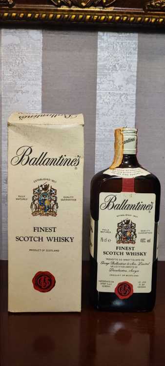 Виски Ballantine's Finest 0,7 л 70-е года. 