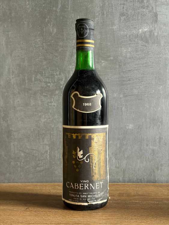 Вино Tenuta San Michele Cabernet 1968 года.