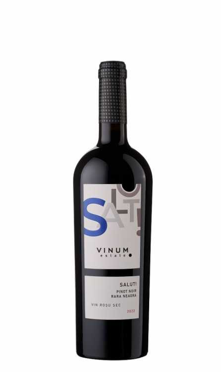 Вино «Salut!» 2022 Pinot Noir - Rara Neagra, Vinum Estate. 0,75
