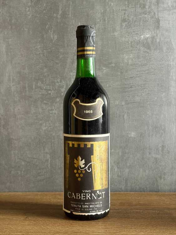 Вино Tenuta San Michele Cabernet 1968 года.