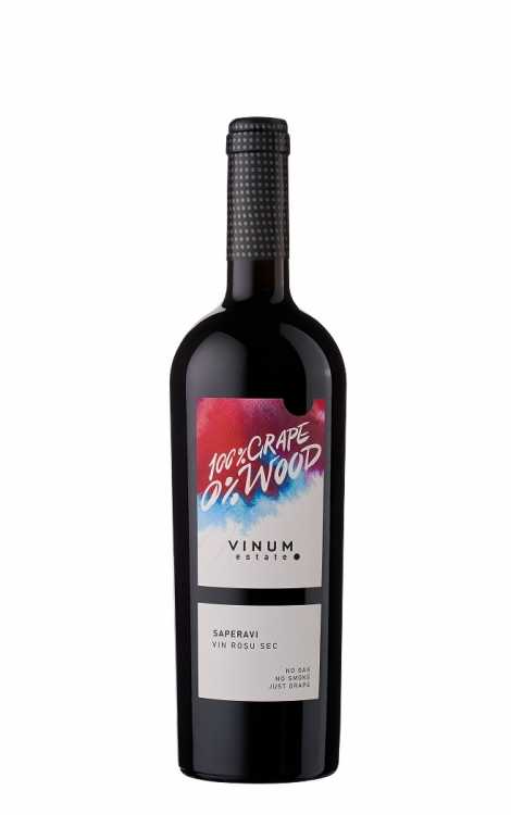 Вино «Saperavi» 2023 No Oak, Vinum Estate. 0,75